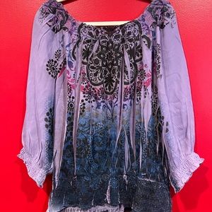 CATO WOMEN’S 3/4 QUARTER LENGTH SLEEVES SHIRT